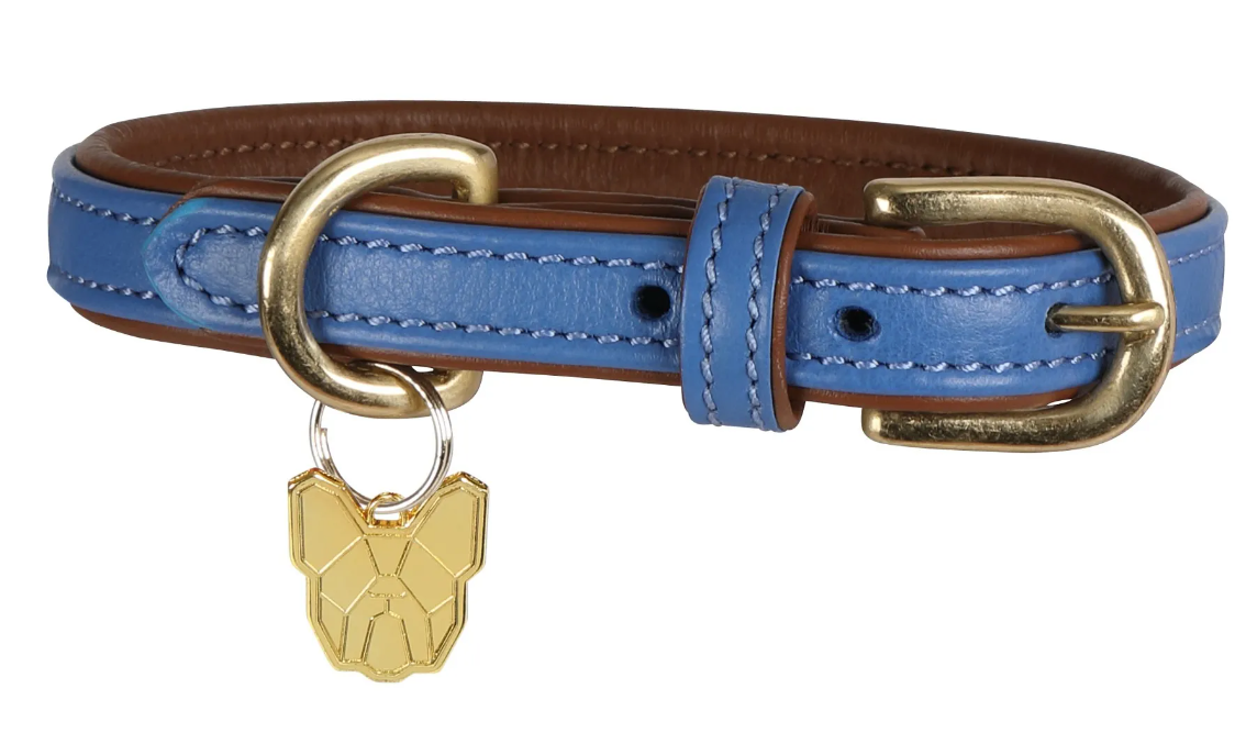 Digby & Fox Padded Leather Dog Collar**