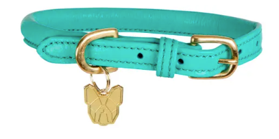 Digby & Fox Rolled Leather Dog Collar**