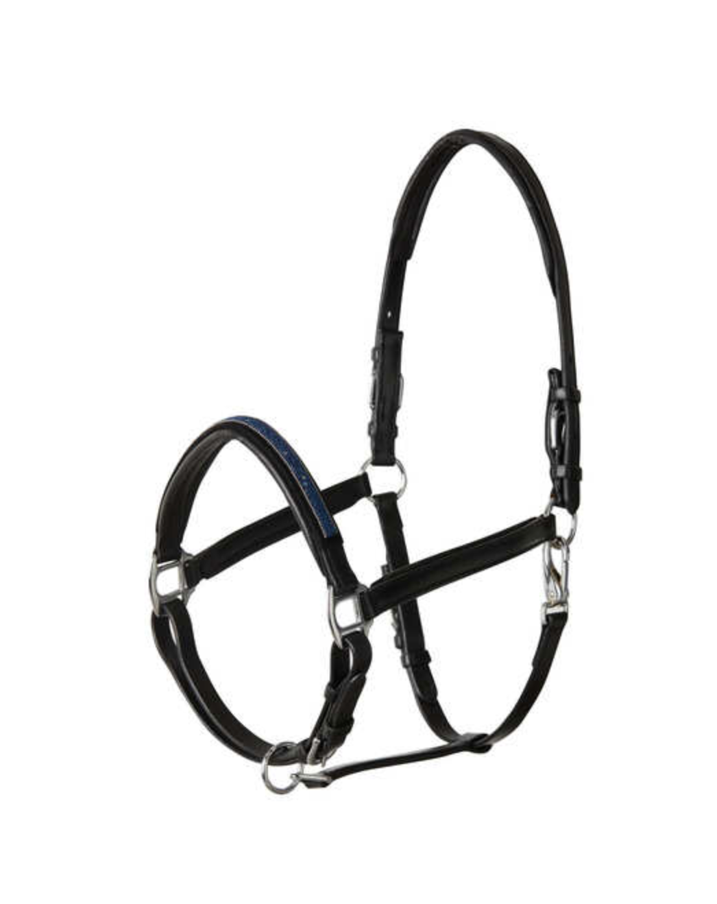 Horze Leather Halter with Crystal Nose Band
